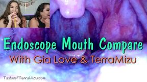 Endoscope Mouth Compare - Gia Love and TerraMizu - HD 720 MP4