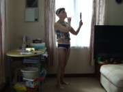 Using My Jade Roller Massage On My Face And Body...Erotic LOOK! In Knickers