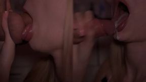 Blowjob Before Bed with Horny Wife