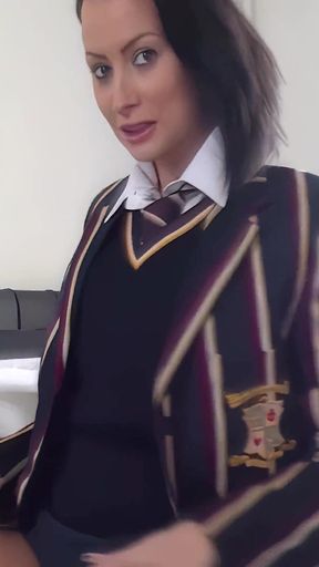 Striped Blazer Featuring Kelli Smith