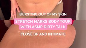 My Roadmap of Growth: A Deep Dive into My Stretch Marks with ASMR Dirty Talk