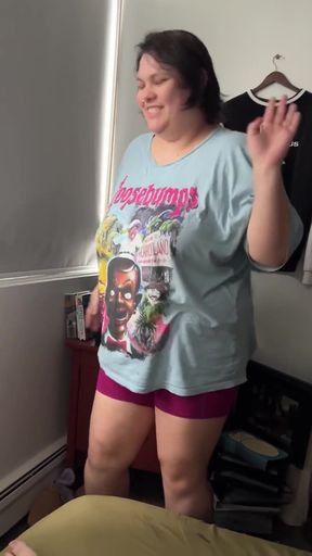 Homemade BBW Blowjob &amp; Missionary! No Makeup and Lots of Cum! Multiple Cumshots on Belly and Hairy Pussy