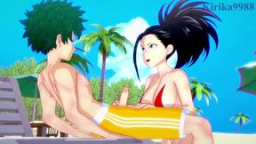 My Hero Academia – Momo, Kyoka & Izuku’s Intense 3D Anime Sex Adventure