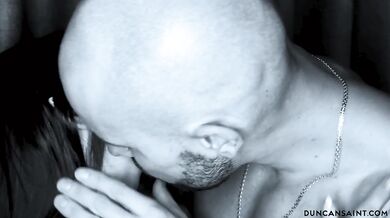 Nefernik uses her split tongue on my ass and cock