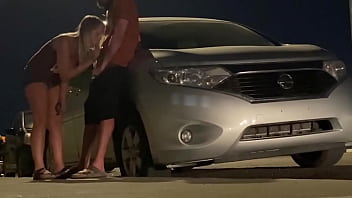 Hotwife busted in public for cheating at gloryhole