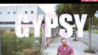 Bearded hunk is shafting the cunny of a petite Russian chick with his long pole