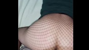 Madrastra's 18yo stepdaughter grinds on huge cock in her tight ass