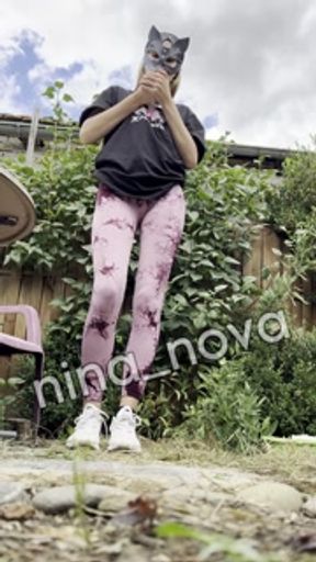 Teen is smoking hocking and spitting loogies in your face POV