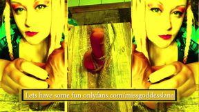 Tied up Cock and Balls JOI with Ball Punching Enhanced