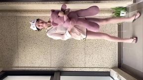 Sexy Chinese Girl with flip flops seducting you