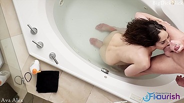 Big Dick Nick vs Ava Alex in Bathtub Romp