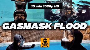 Gas Mask Flood: Underwater Fetish & Breath Play Sensory Rush HD (Update)