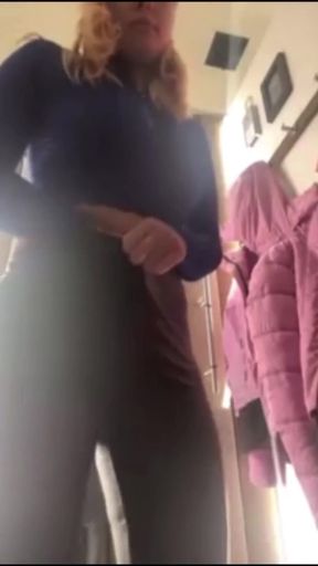 Powerful moment from &quot;Sexy girl Masturbate in taxi and mall&quot;