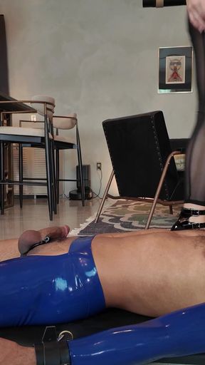 Blue Balled Chasity Bitch: Uncaged, Teased and Denied