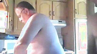 Grizzly Father Gets Pantsed by His Stud on Cam