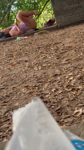 My Neighbor Is Caught Masturbating