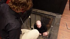 straightjacketed in a very secure underground box! i was very keen as usual, and a bit giggly, and sinister had some fun manh...