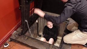 straightjacketed in a very secure underground box! i was very keen as usual, and a bit giggly, and sinister had some fun manh...