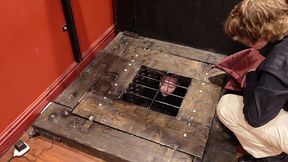 straightjacketed in a very secure underground box! i was very keen as usual, and a bit giggly, and sinister had some fun manh...