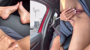 m exhibant en me masturbant dans la voiture ♥ plusieurs camionneurs ont pu ...