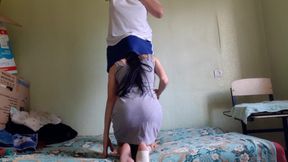 When We Were Alone at Home, I Seduced My Boyfriend's StepMother