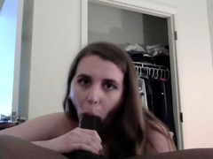 Big cock blowjob and bareback sex by POV porn girlfrien