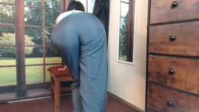 Gf loves my nylon wind pants