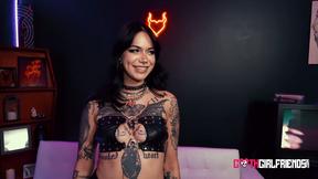 Tattooed Aurora Anarchy's BDSM Bliss