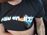 Masked ginger beard car cumshot