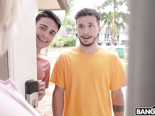 Excited Lads Cum Clean