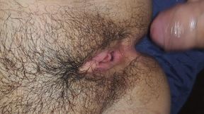 Playing with my sister-in-law's pussy when my stepbrother takes a bath like