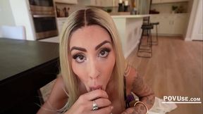 MILF Danae Mari seduces Juan Loco in family POV scene