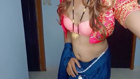 Desi stepmom ki pahni huwe saree our bra panty usi ke jaise taiyar hoke mje liye