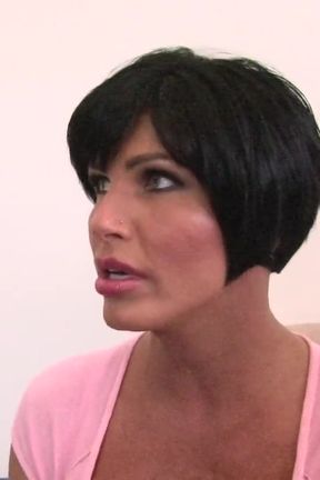 Sexy MILF sucks a monster black cock then gets fucked to tits cumshot