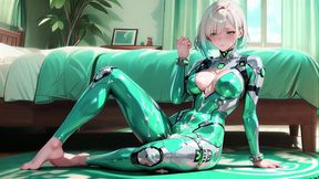 Blonde Queen Vs Silver Princess! a Magical Standoff in a Lavish Bedroom