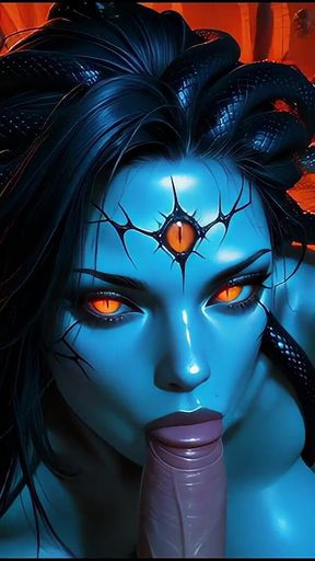 Medusa's Sexy Gaze ~ Ai-generated