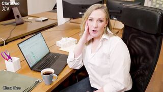 Pegging the Office Sissy - Clara Dee POINT OF VIEW