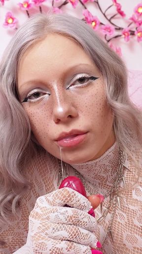 Enjoy a Sloppy Blowjob, Sex Between the Legs, Riding a Dildo and a Footjob - Everything Is Covered in Cum!