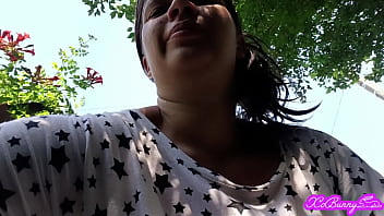 Smoking outside in pajamas