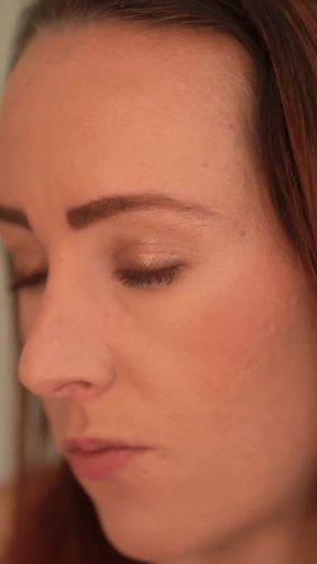 Close up Smoking - Sexy Lip &amp; Smoke Tease