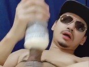 Thai guy fuck sextoy หนุ่มไทยเย็ดหีกระป๋องแน่นรูเสียวสุดๆ