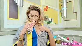 Tgirl Seeks Anal Pleasure Through Machine Sex With Bella Atrix
