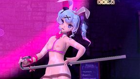 Hatsune Miku Project diva Nude Mod Full Nude Bunny costume