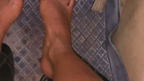 Zai plays with a stationary manual car | Pedal Pumping | 4K Download