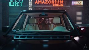 3D Futanari Vixen Bangs Canary in the Car