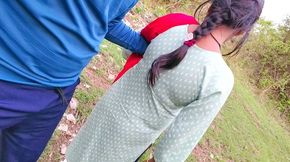 After College Holidays, Young Indian Desi Girl Goes to the Jungle with Her Boyfriends - Desi Village Young College Girl Jungle.