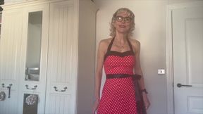 Elegant Lady in Red