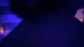Bathroom backshots from BWC under blue lights POV  (real couple)