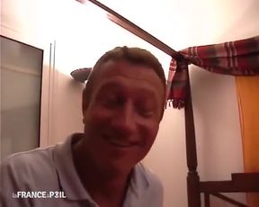 Whore Blonde Fucks Big Cock in Bed