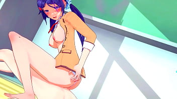 Student Mita gets pussy creampied in school classroom - MiSide 3d hentai sex